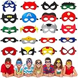 Superhero Masks For Kids Party 35 Pack